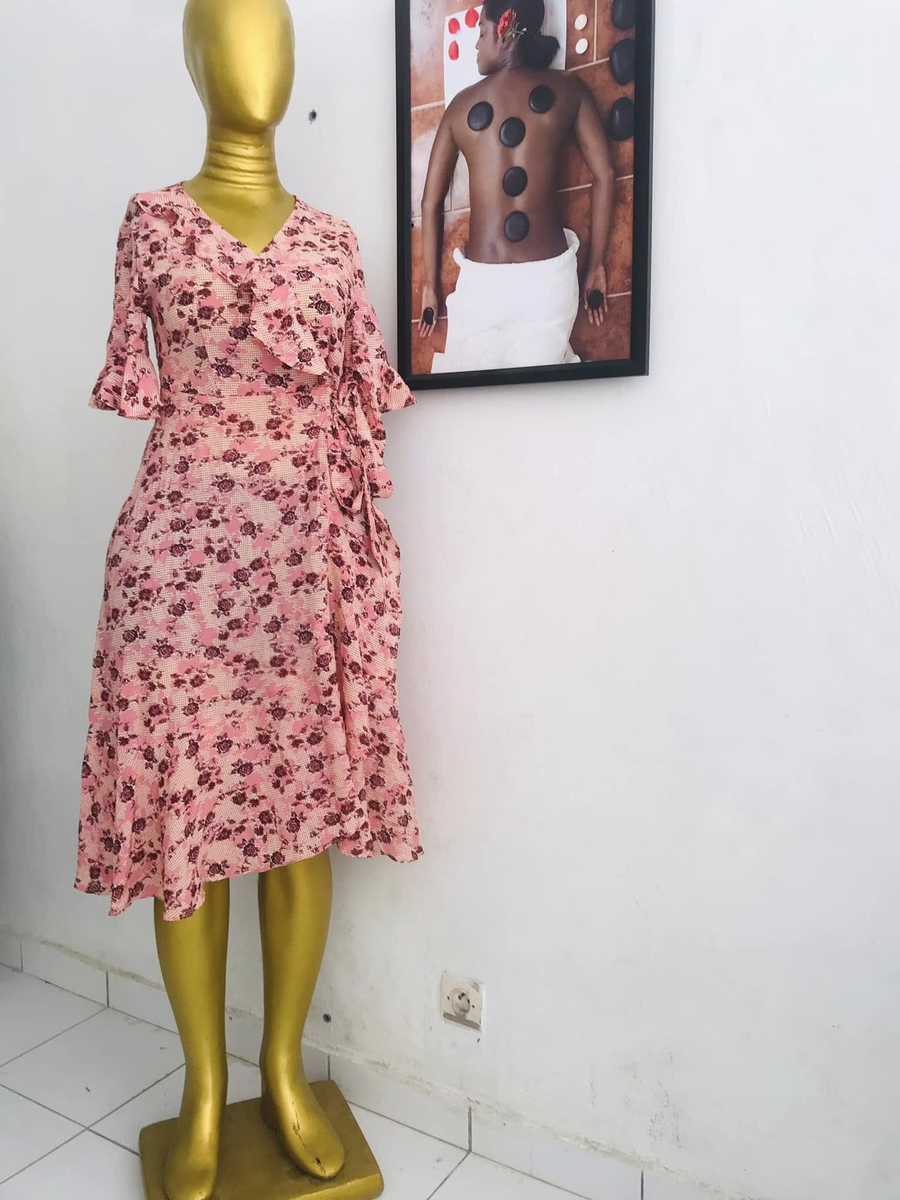 Robe rose