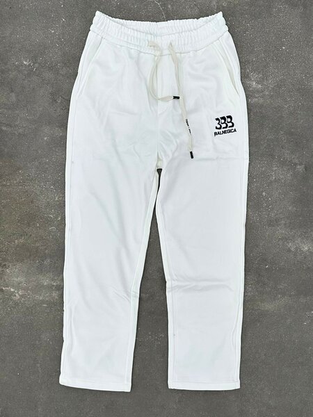 Pantalon de sport blanc unisexe