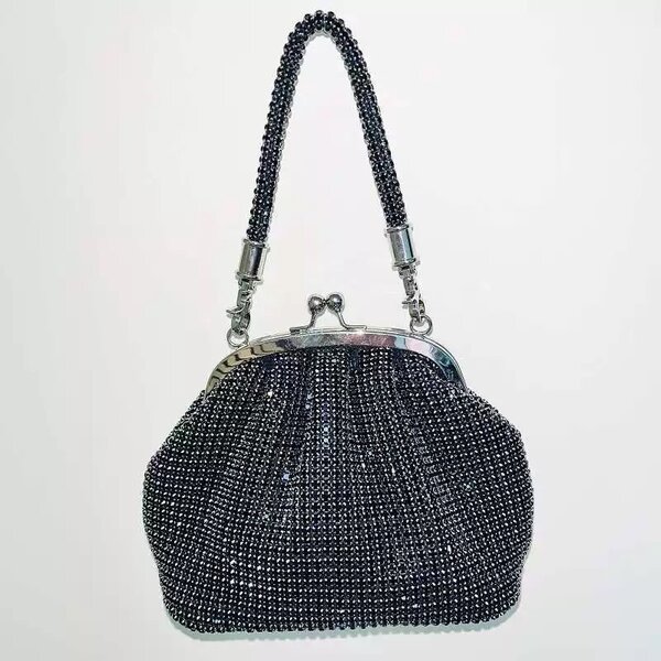 Womens Exquisite Rhinestones Bridal Clutch
