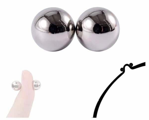 Magnetic balls for body parts