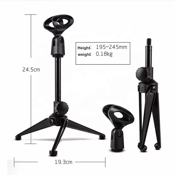 Support de microphone réglable