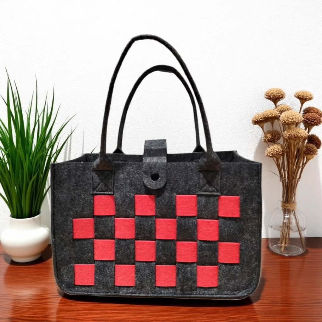 Sac cabas gris foncé