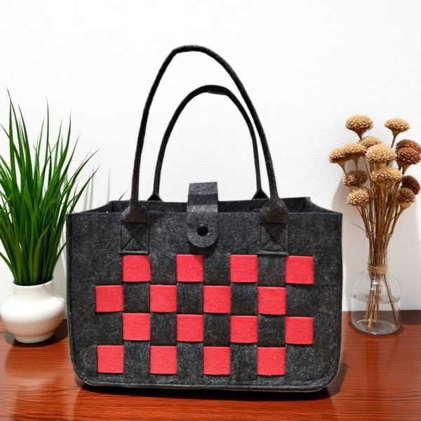 Sac cabas gris foncé