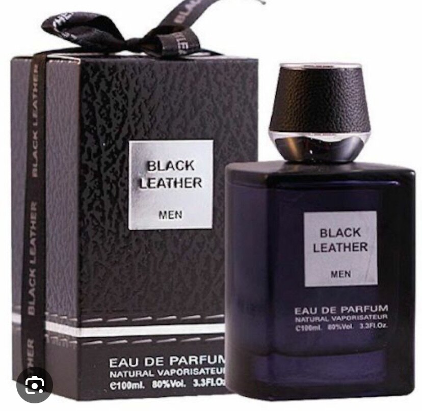 Black leather Men