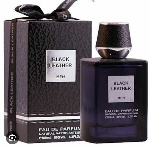 Black leather Men