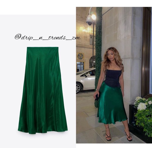 Satin skirts