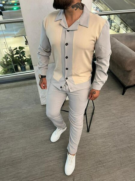 Quality men's top and down