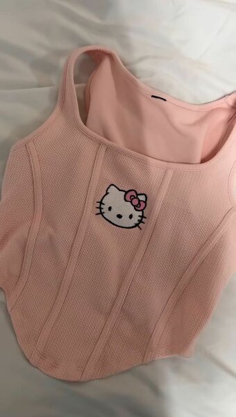 Gilet rose Hello Kitty