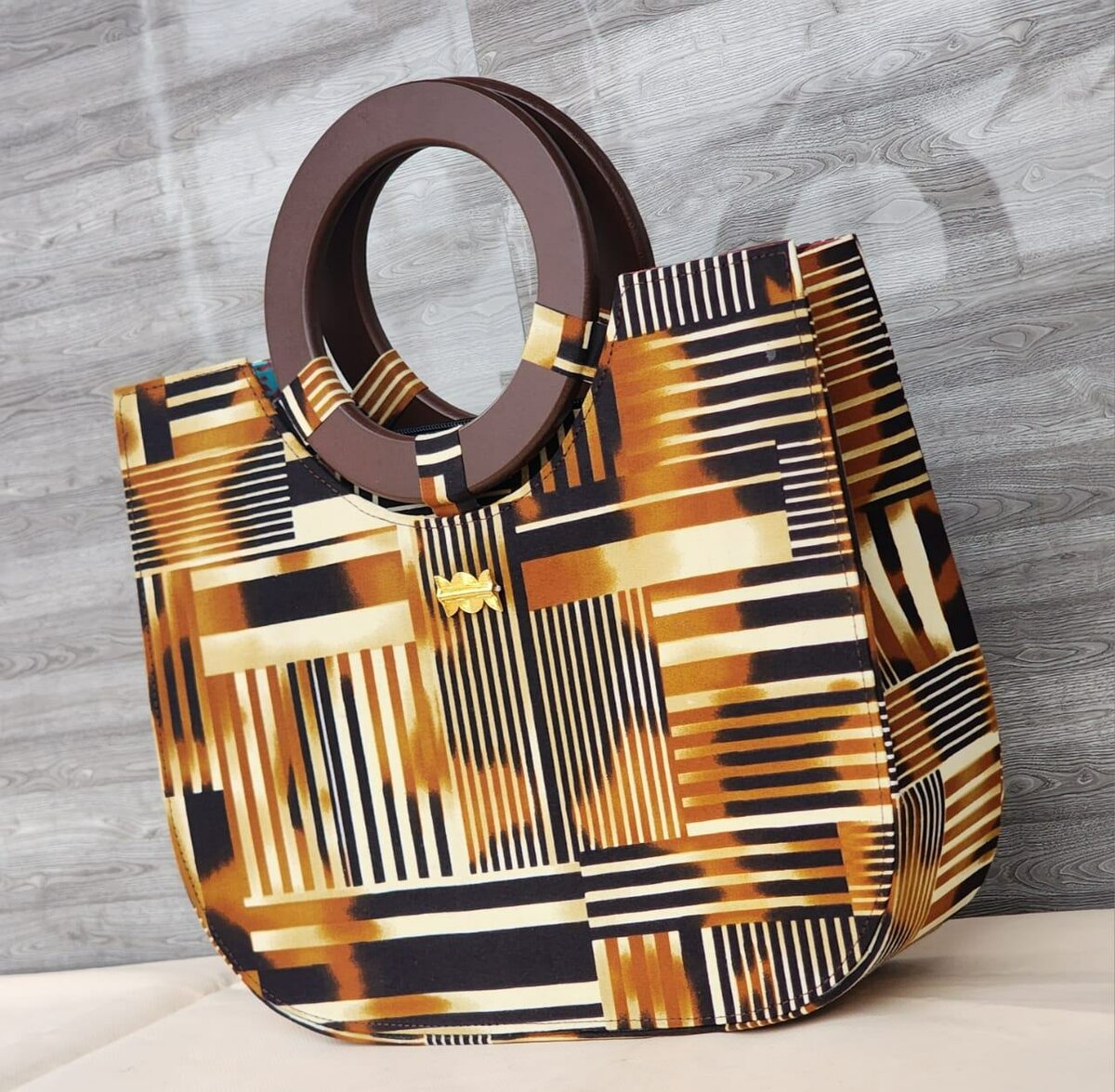 Sac à main coloré en tissu