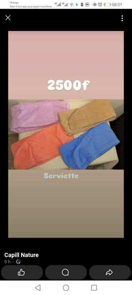 Serviettes en Microfibre Douce