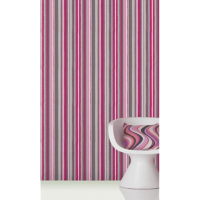 Papier Peint Rayures Colorées