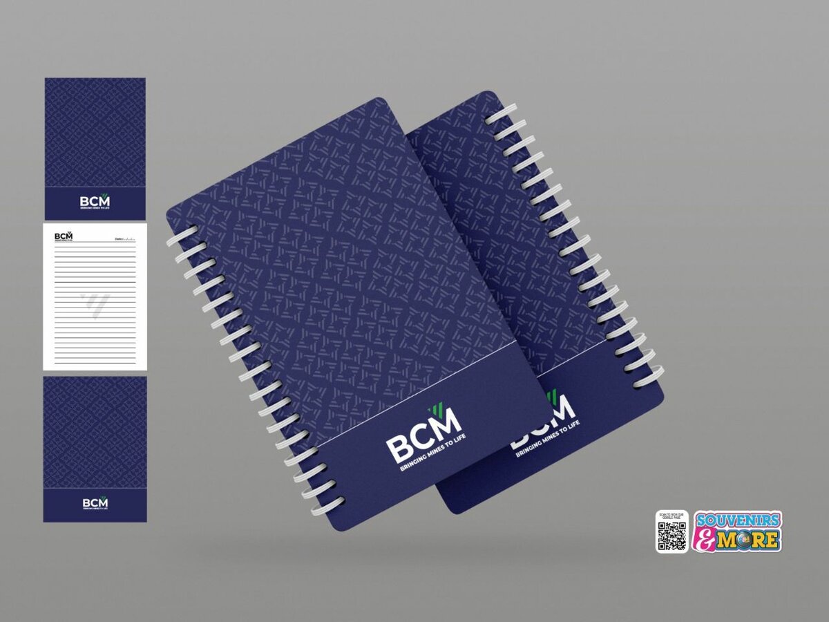A5 branded notepad