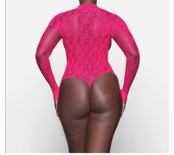Sheer mesh bodysuit