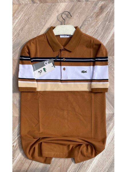 Polo homme à rayures élégantes