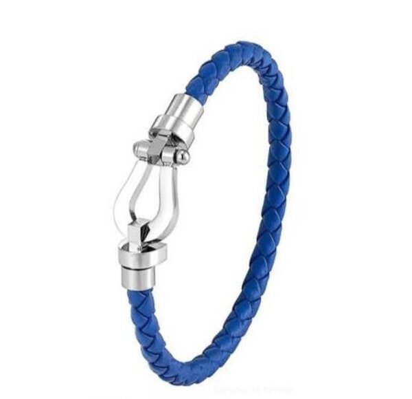 Bracelet  bleu Fred argenté