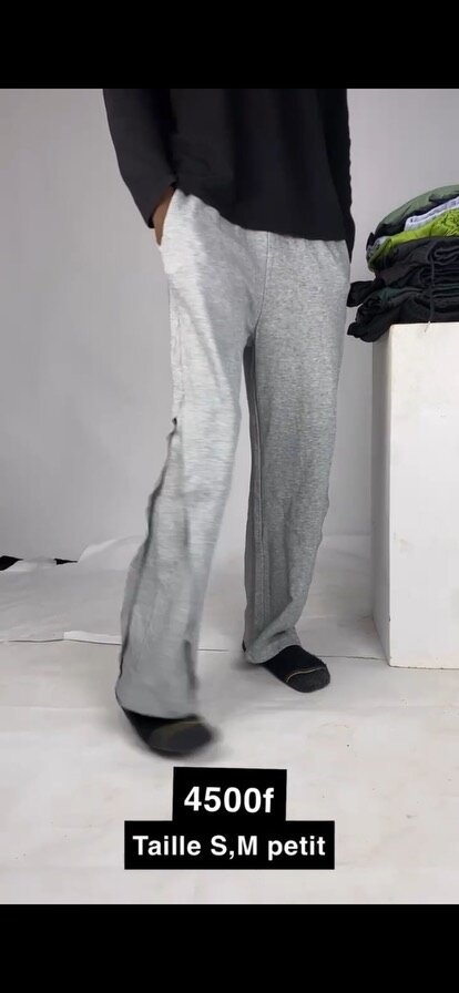 Jogging bas évasé