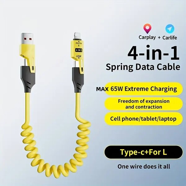 Cable spiral 4 en 1