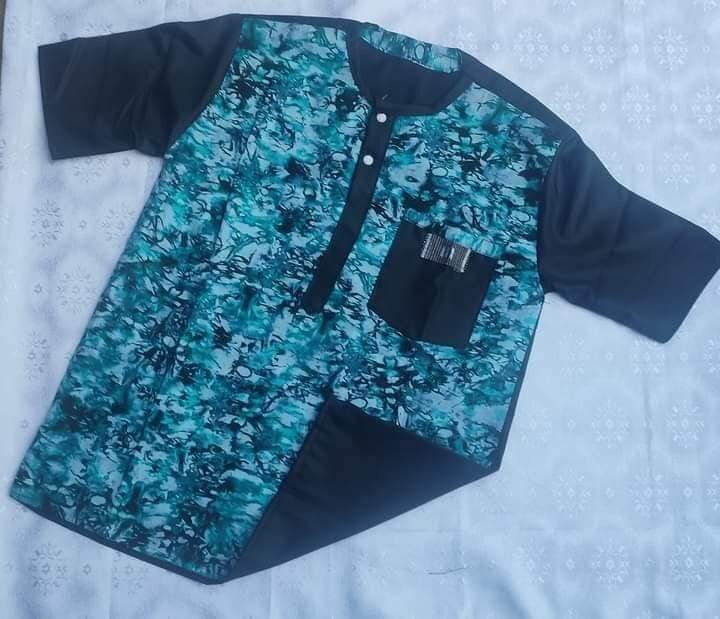 Chemises noir-bleu