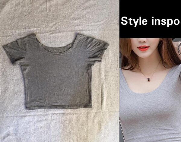 Salaula crop tops and tops