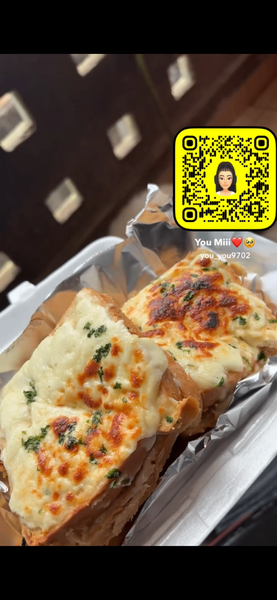 Toast croustillant au fromage