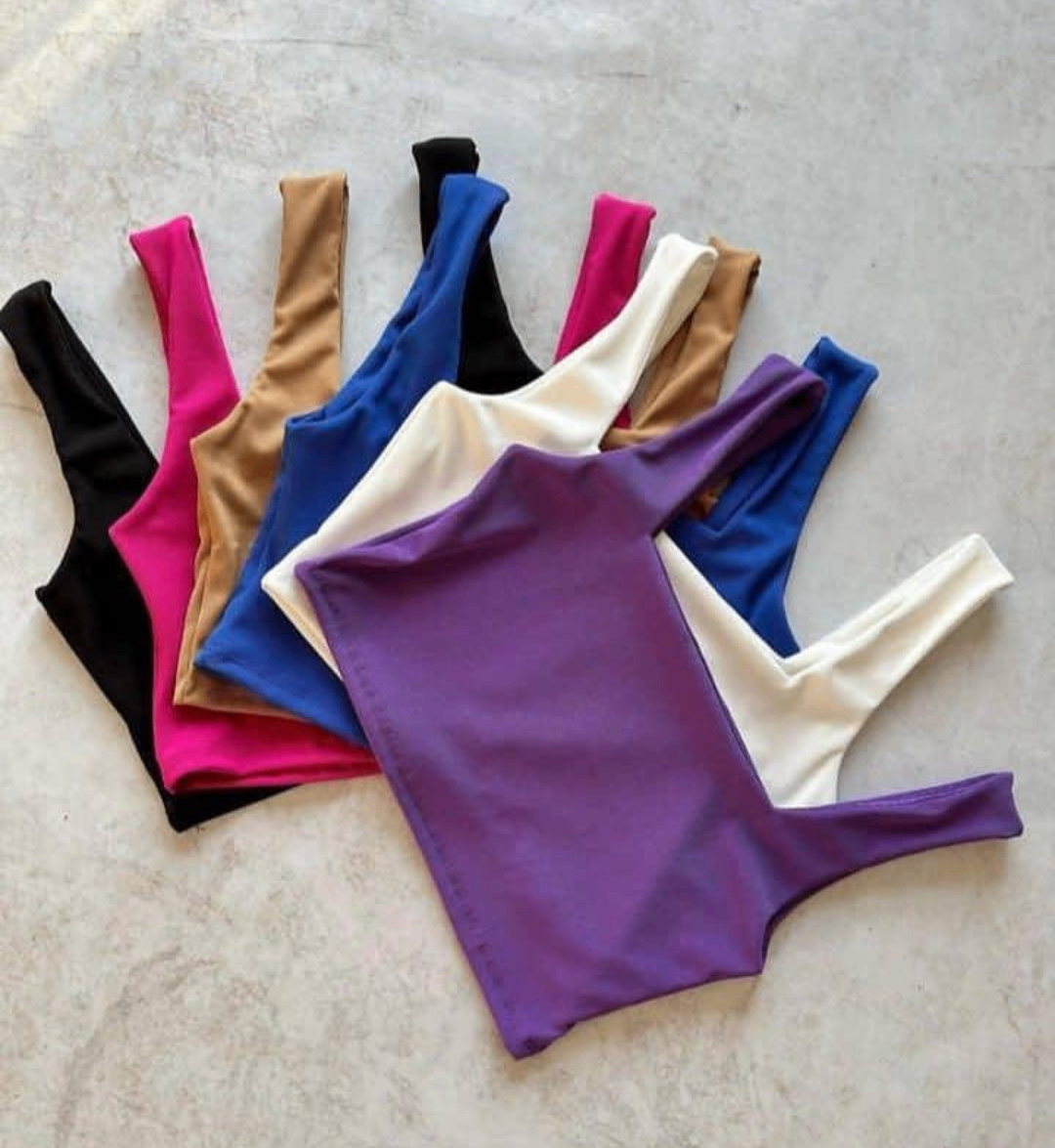 Top asymétrique femme