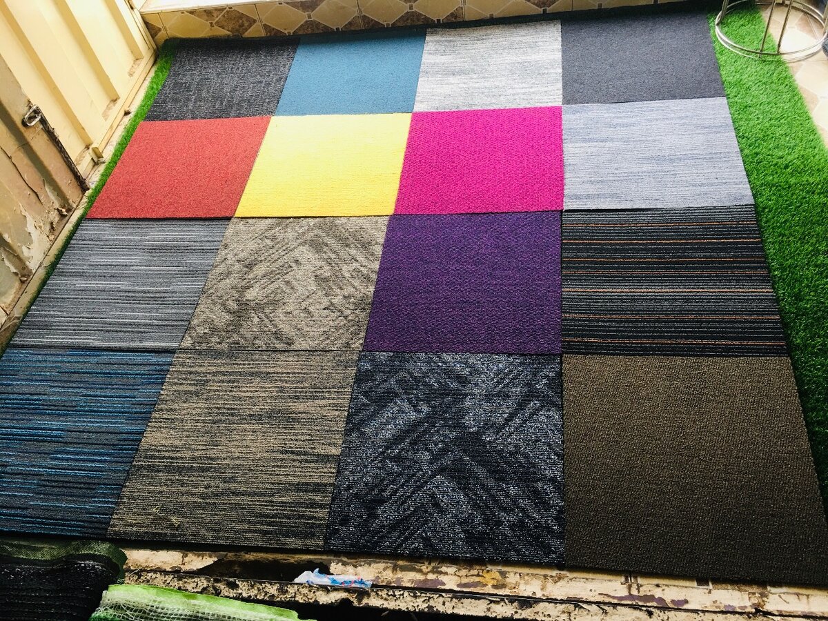Woolen Tile Carpet