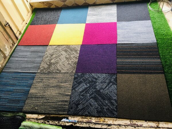 Woolen Tile Carpet