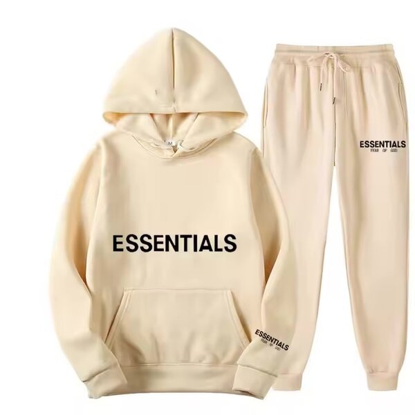 Men's Sports Suit Solid Color Light Board Fleece Warm Autumn