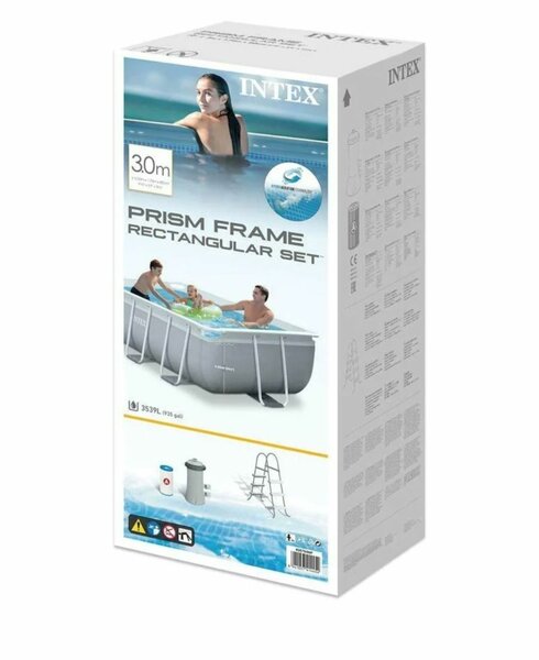 3539L PRISM FRAME RECTANGULAR ABOVE THE GROUND FAMILY POOL