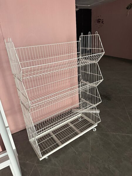Supermarket shelves