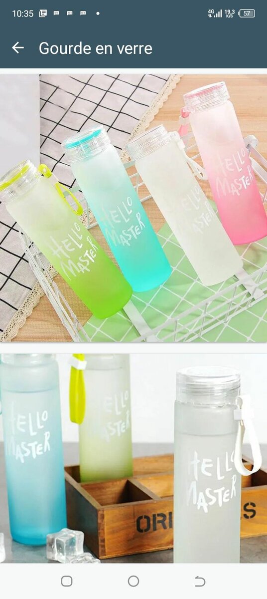 Gourde en verre