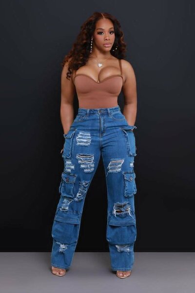 Ripped Cargo pants