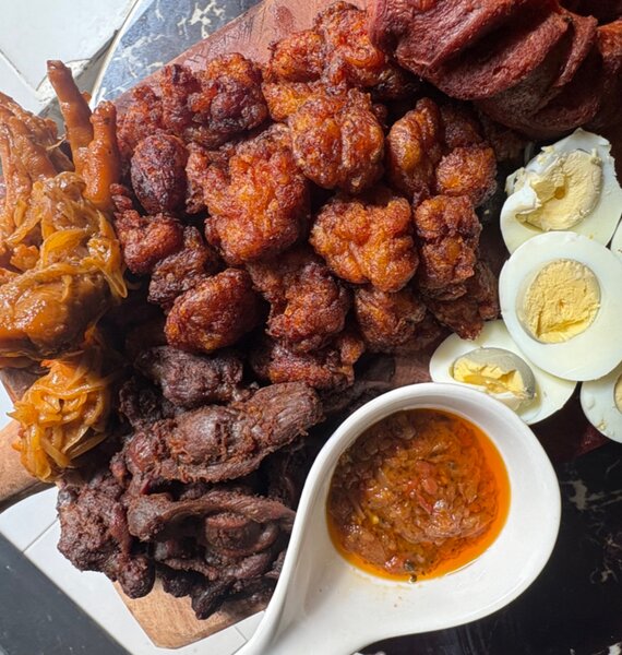 Assiette gourmande africaine