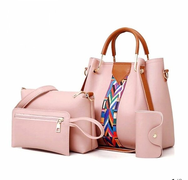 Leather Hangbag Set