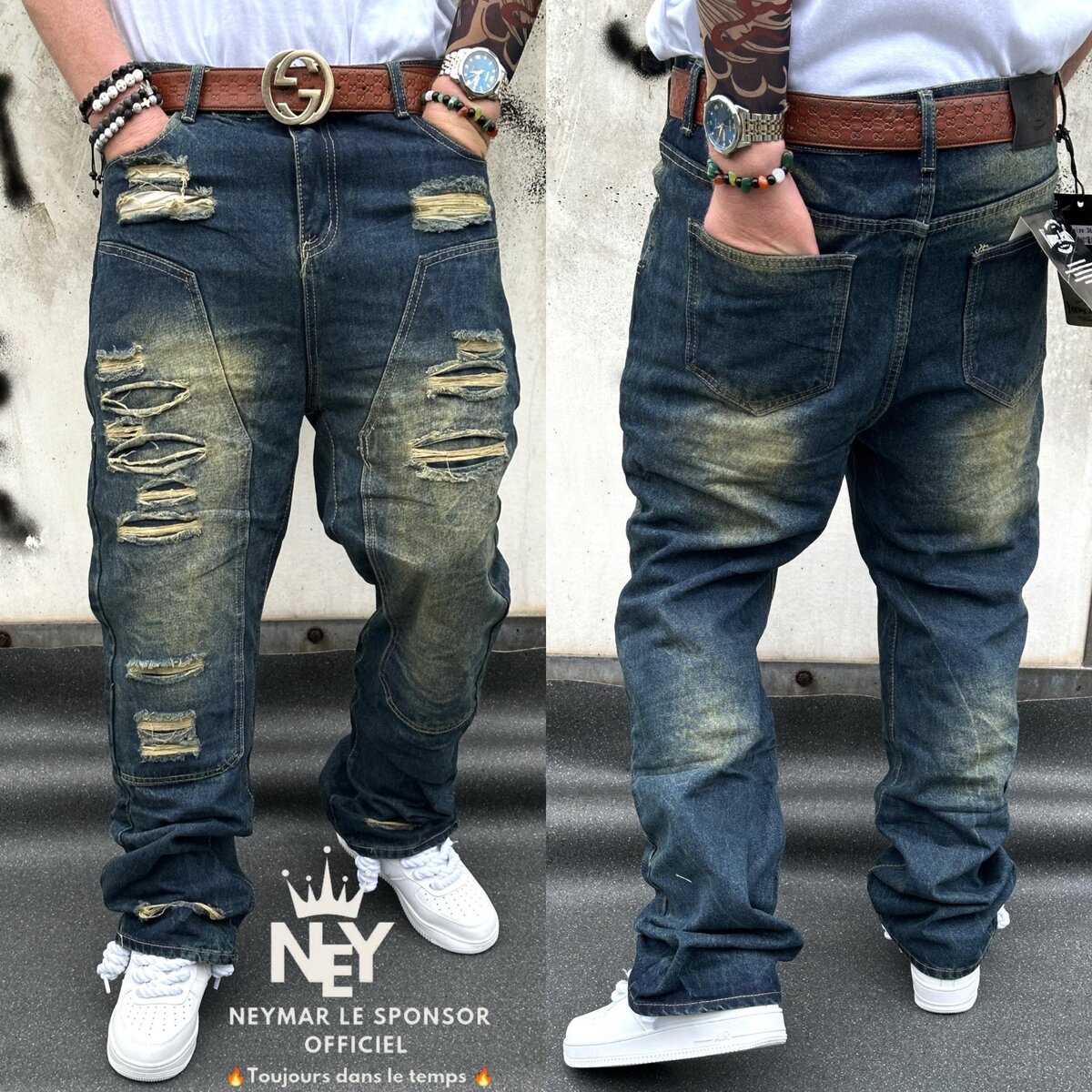 Jeans gros bas