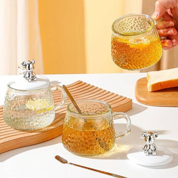 Bear Glass cup