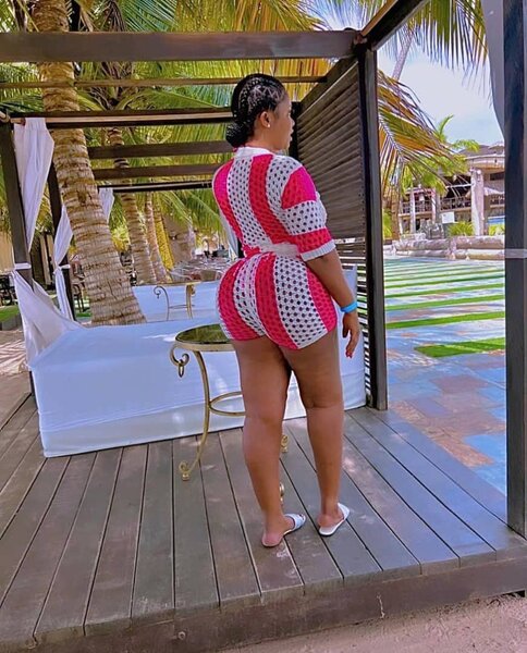 Crochet shorts set