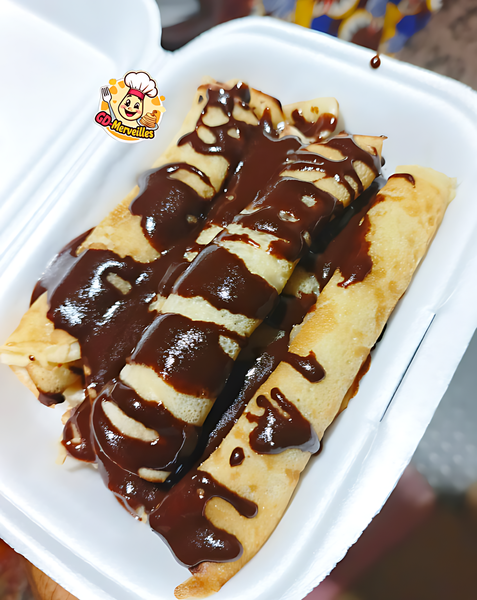 Crêpes + sauce chocolat