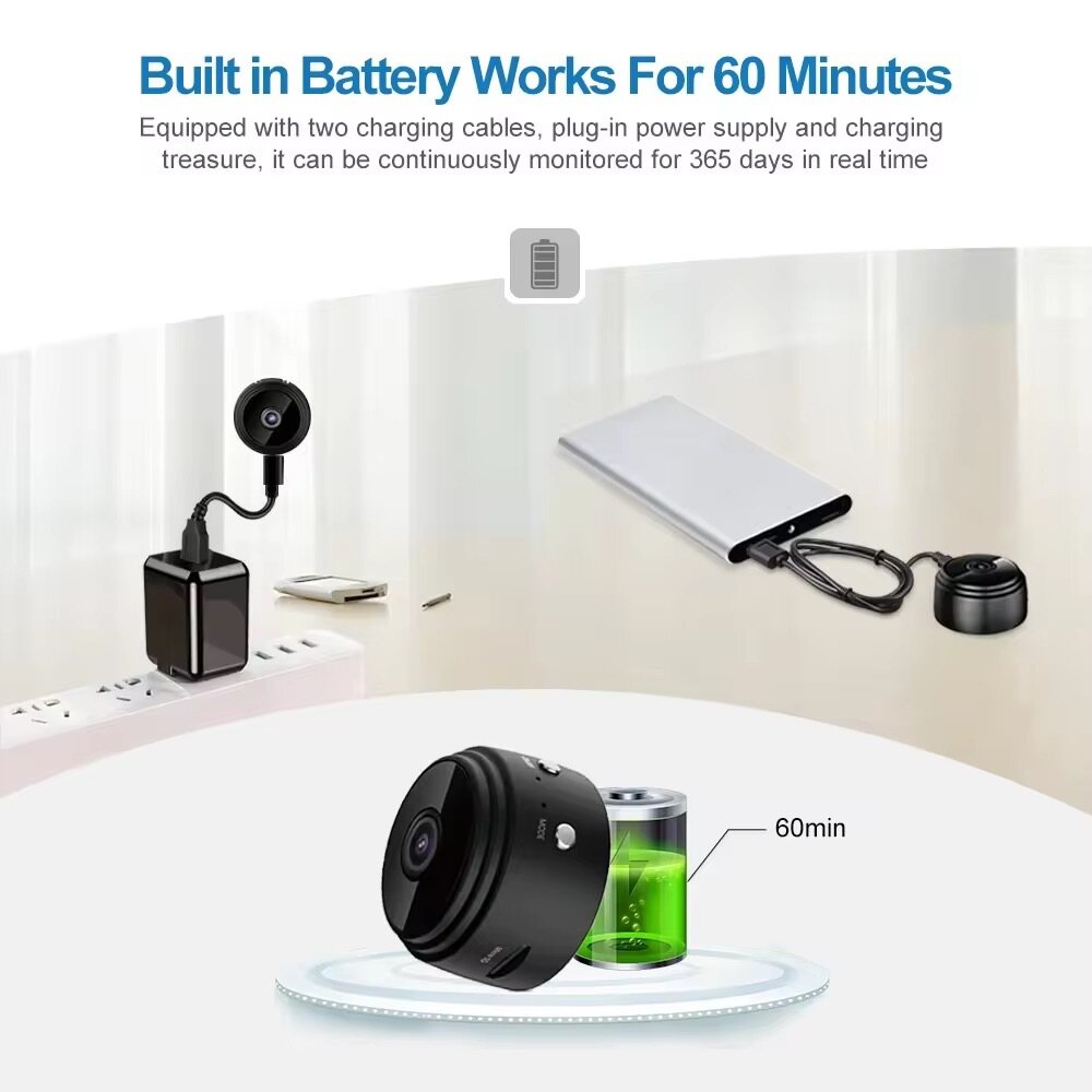 Mini caméra A9 discrèt V380pro