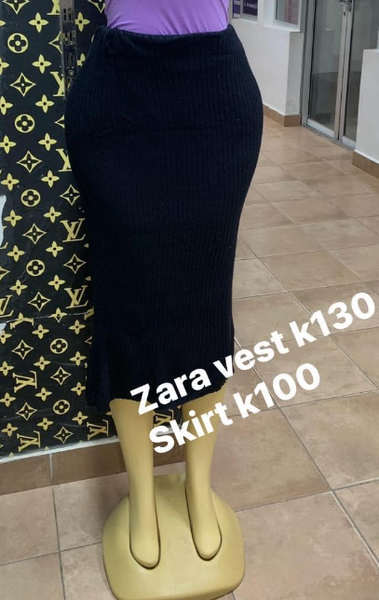 Black skirt