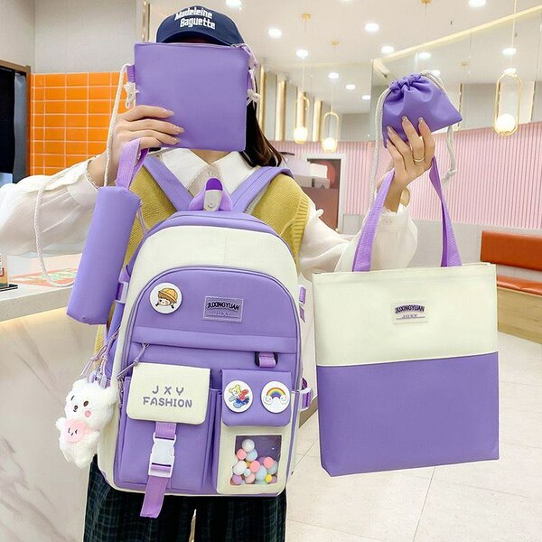 Quality 4 in 1 school bag travel backpack