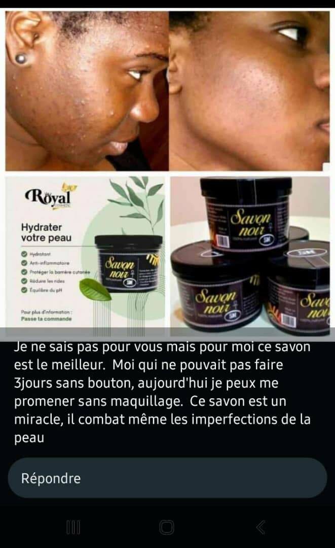 Savons noir de Royal cosmétik