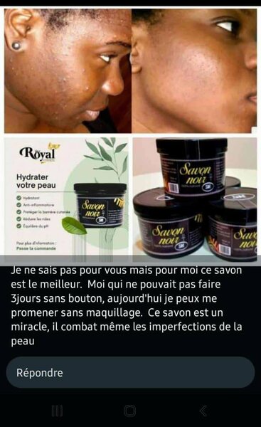 Savons noir de Royal cosmétik
