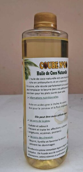 Huile de Coco Naturelle 500 ml