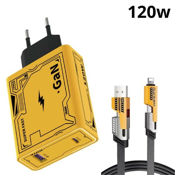 Chargeur ultra rapide 3en1
