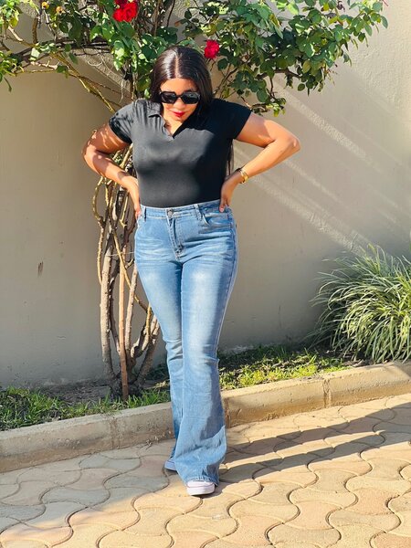 Flared jeans