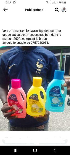 Gel Lavant lessive et autres