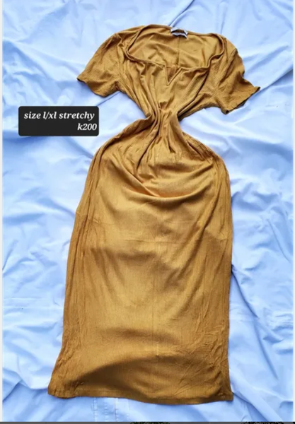 brown dress