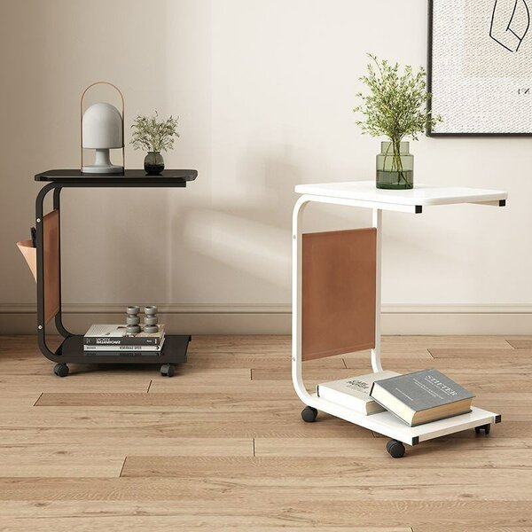 Table d'appoint avec roulettes