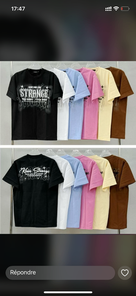 T-shirts Unisex Multicolores